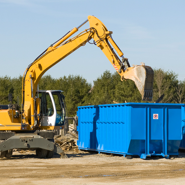 can i choose the location where the residential dumpster will be placed in Flournoy